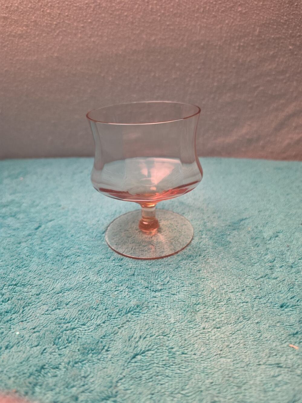 Vintage Tiffin-Franciscan Pink Low Sherbet Glass Mid-Century Champagne Coupe